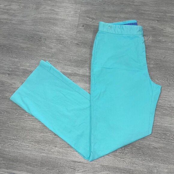 Lilly Pulitzer Aqua Pants - Picture 1 of 15